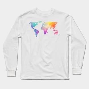 Watercolor World Long Sleeve T-Shirt